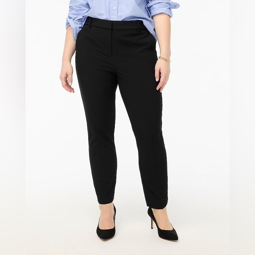 NWT / jcrew factory Slim Cropped Ruby Pant In Stretch Twill / B003 - Picture 3 of 9